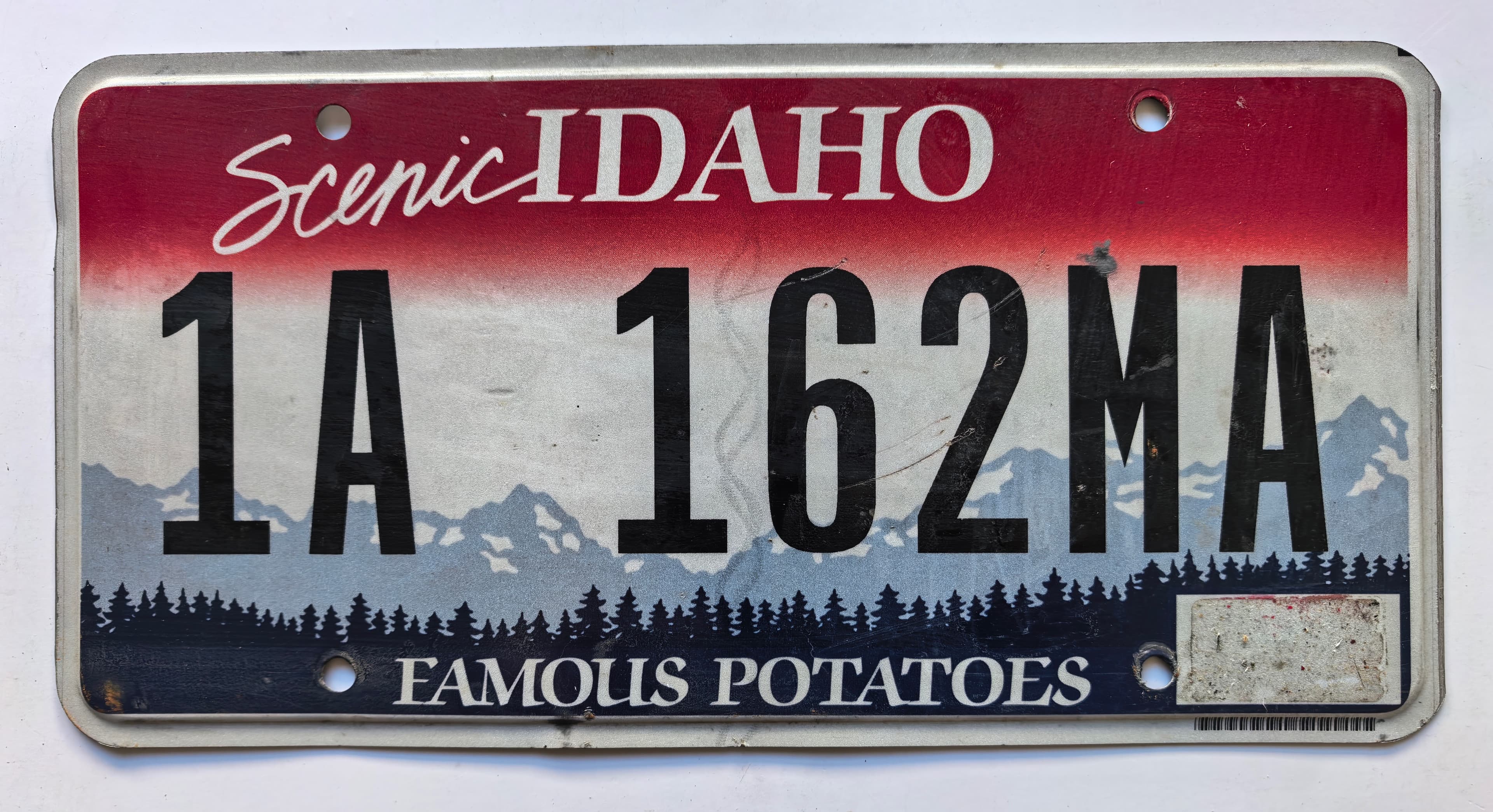 USA Kennzeichen - Idaho - 1A 162MA, view 1