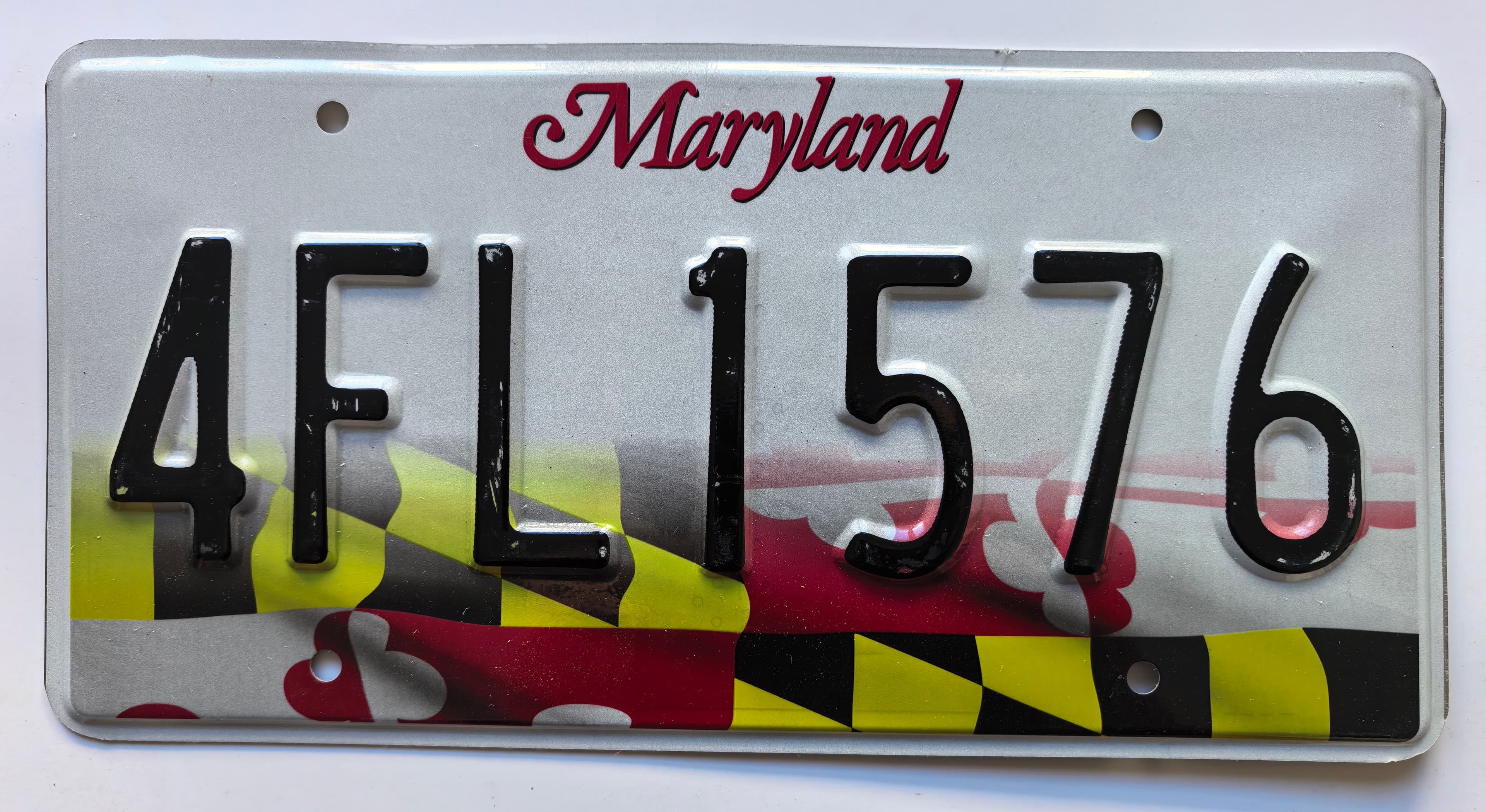 USA Kennzeichen - Maryland - 4FL1576, view 1