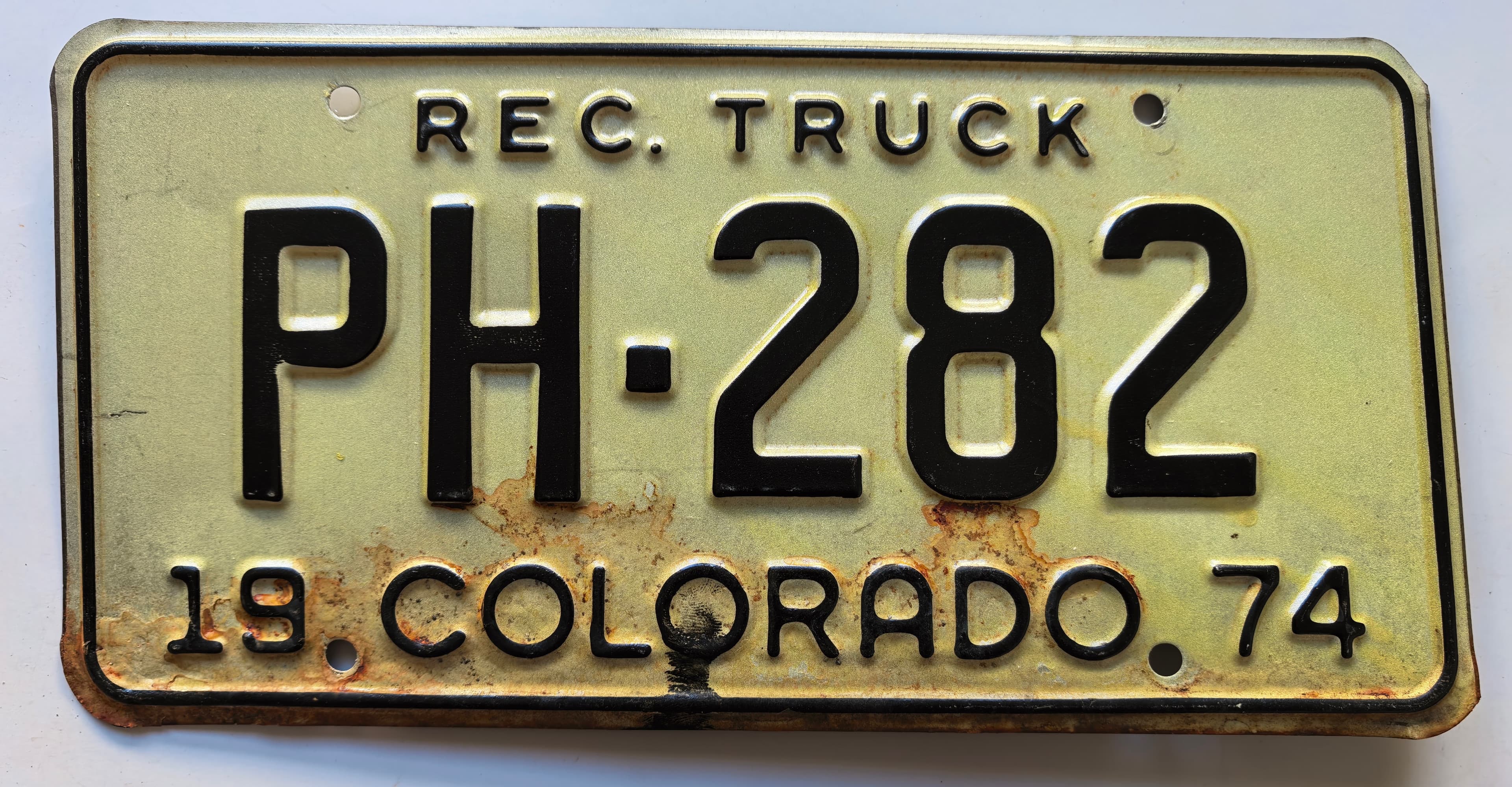 USA Kennzeichen - Colorado - PH-282