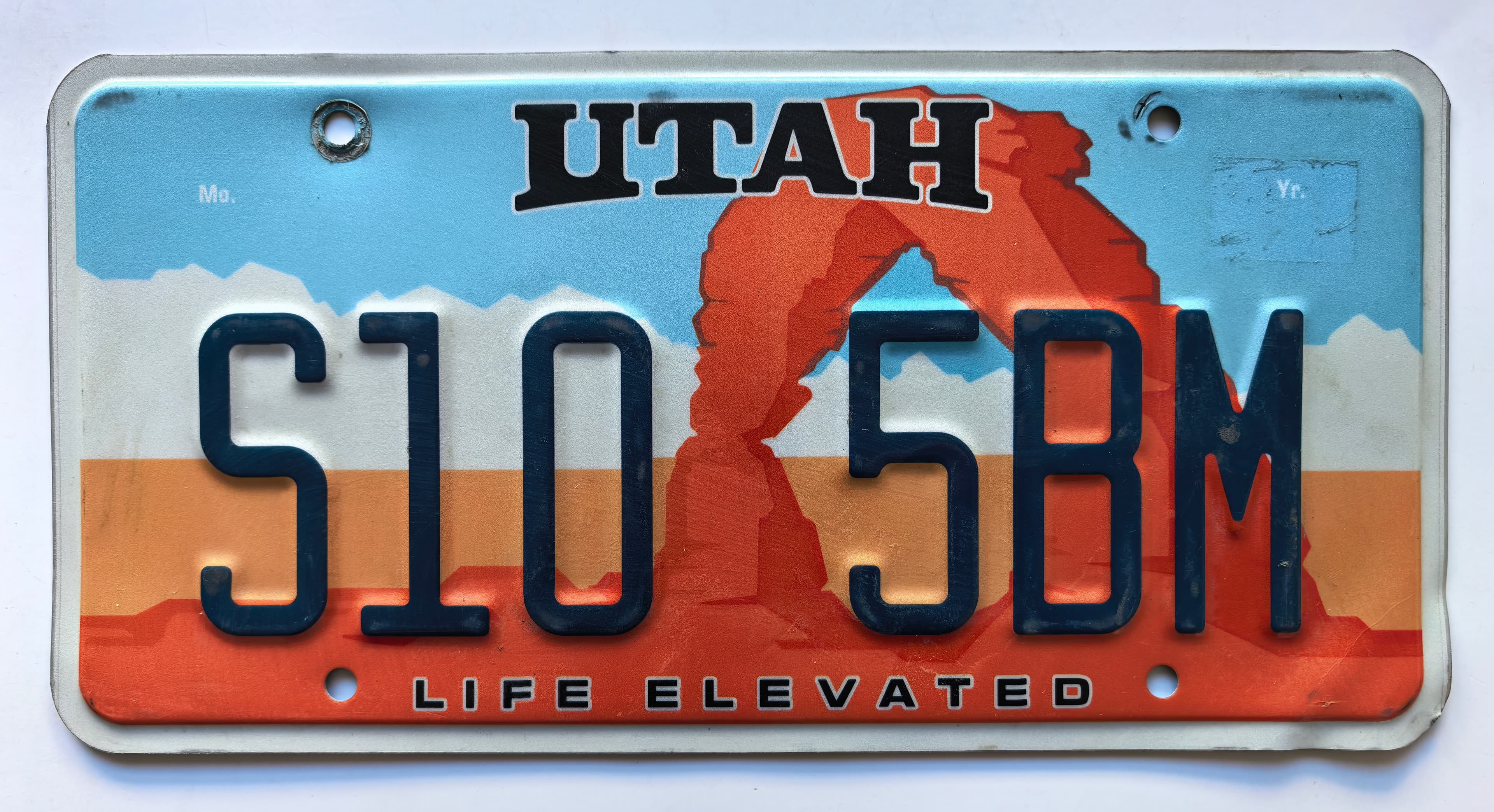USA Kennzeichen - Utah - Arch S10 5BM