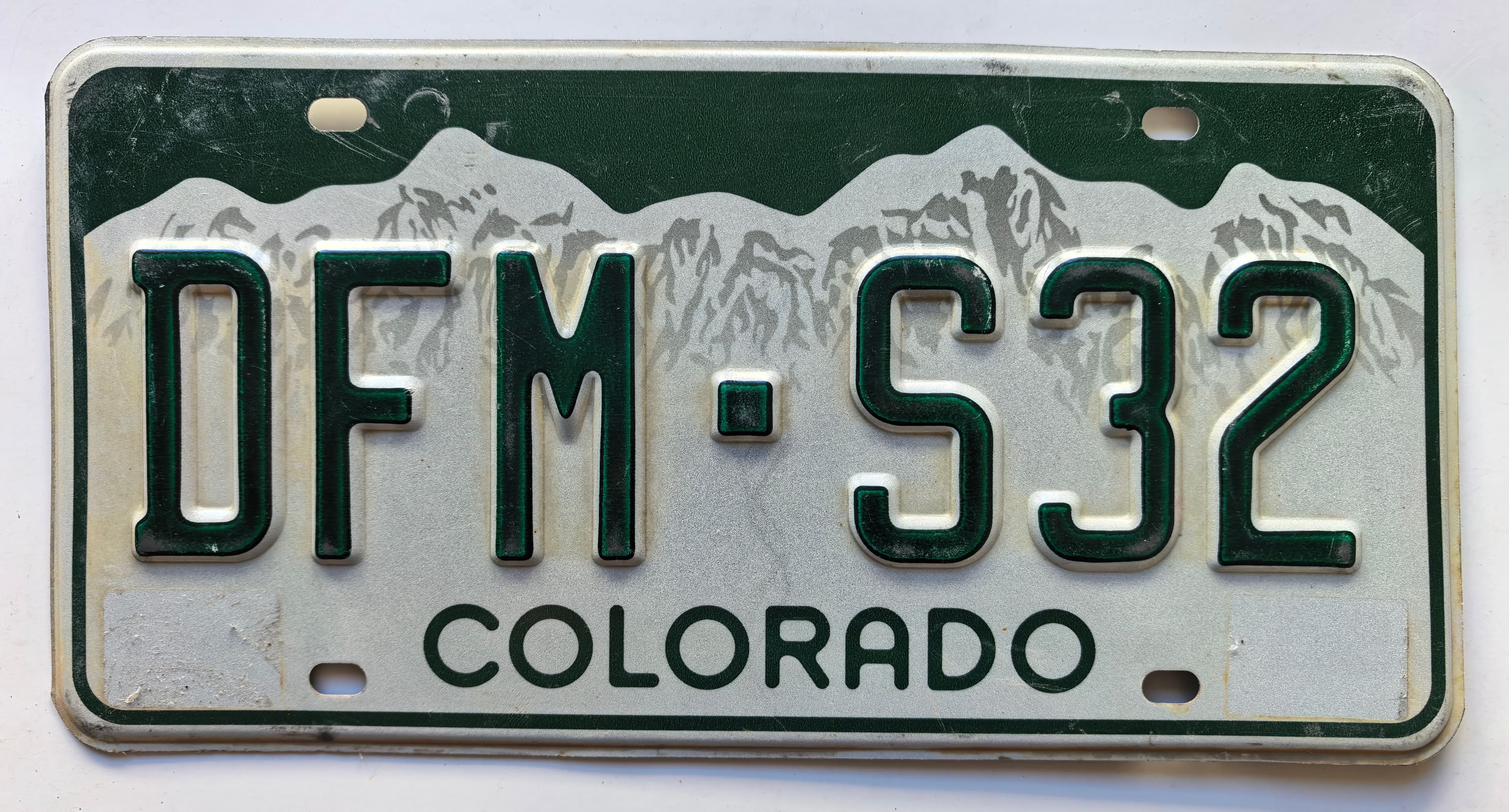 USA Kennzeichen - Colorado - DFM-S32, view 1