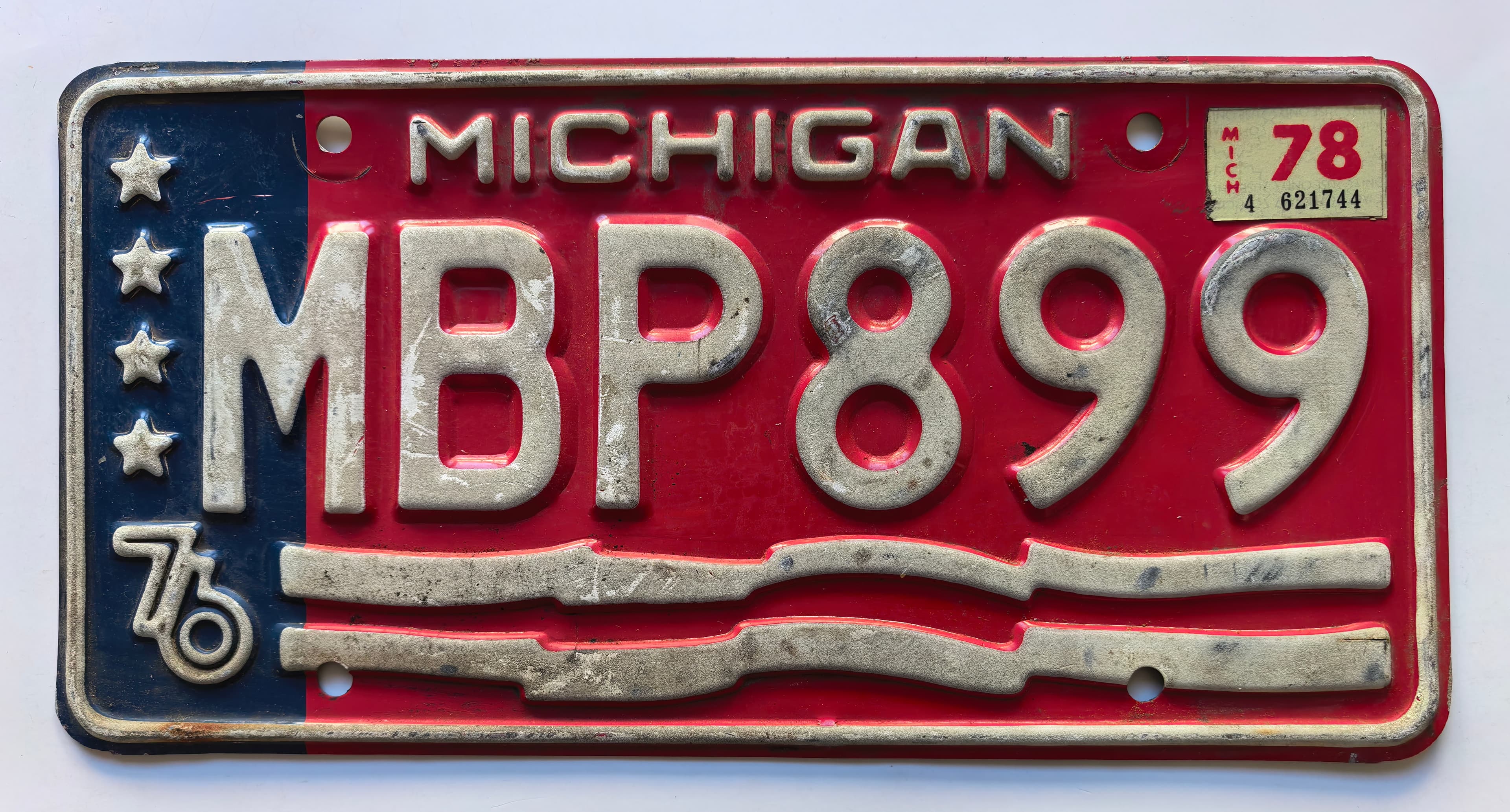 USA Kennzeichen - Michigan - MBP899, view 1