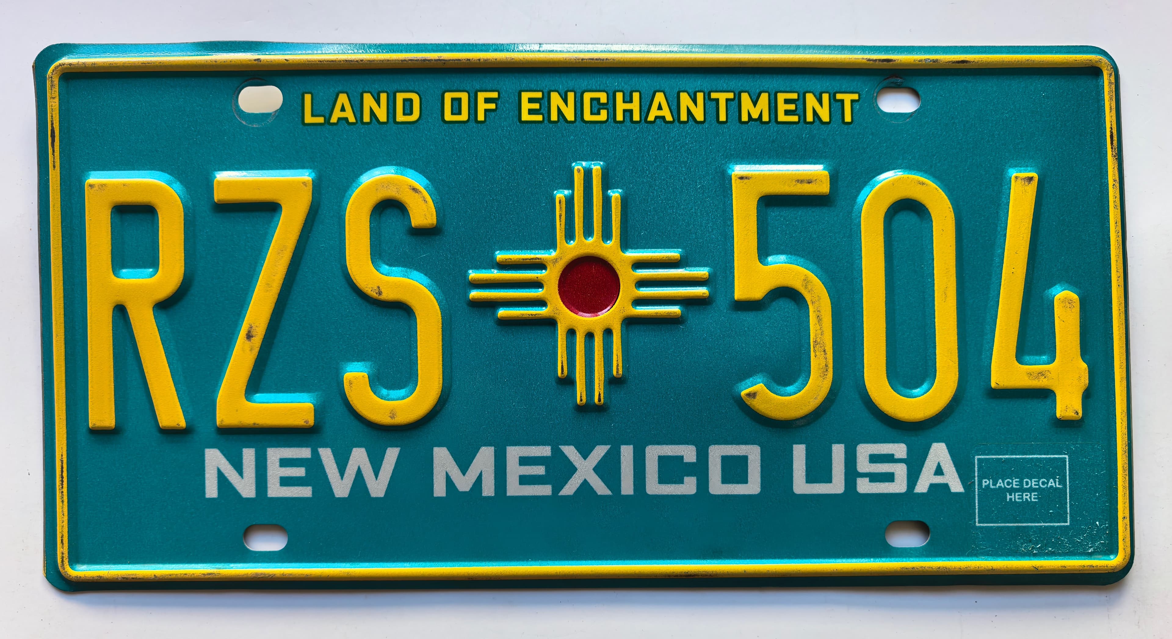 USA Kennzeichen - New Mexico - RZS 504