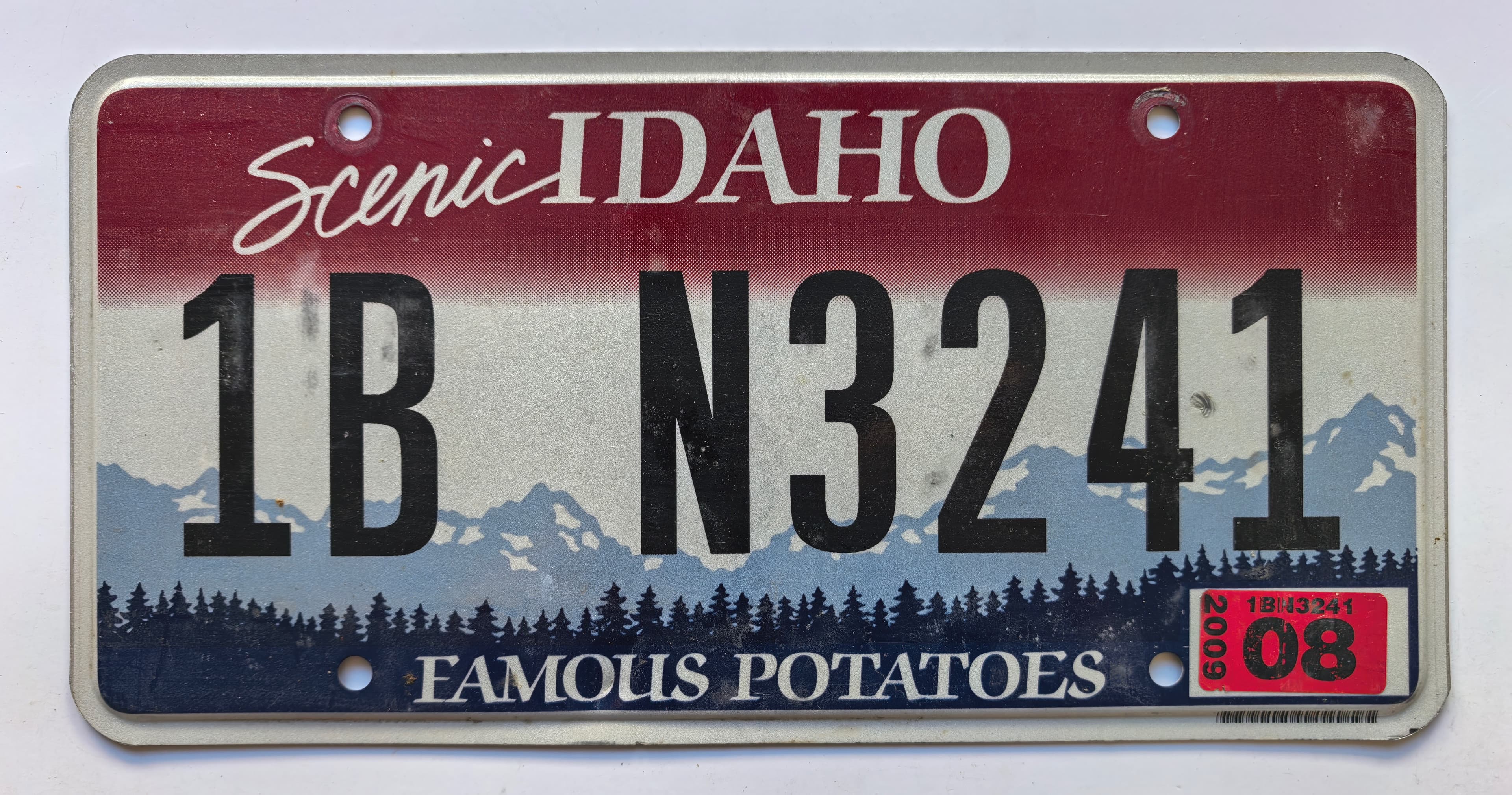 USA Kennzeichen - Idaho - 1B N3241