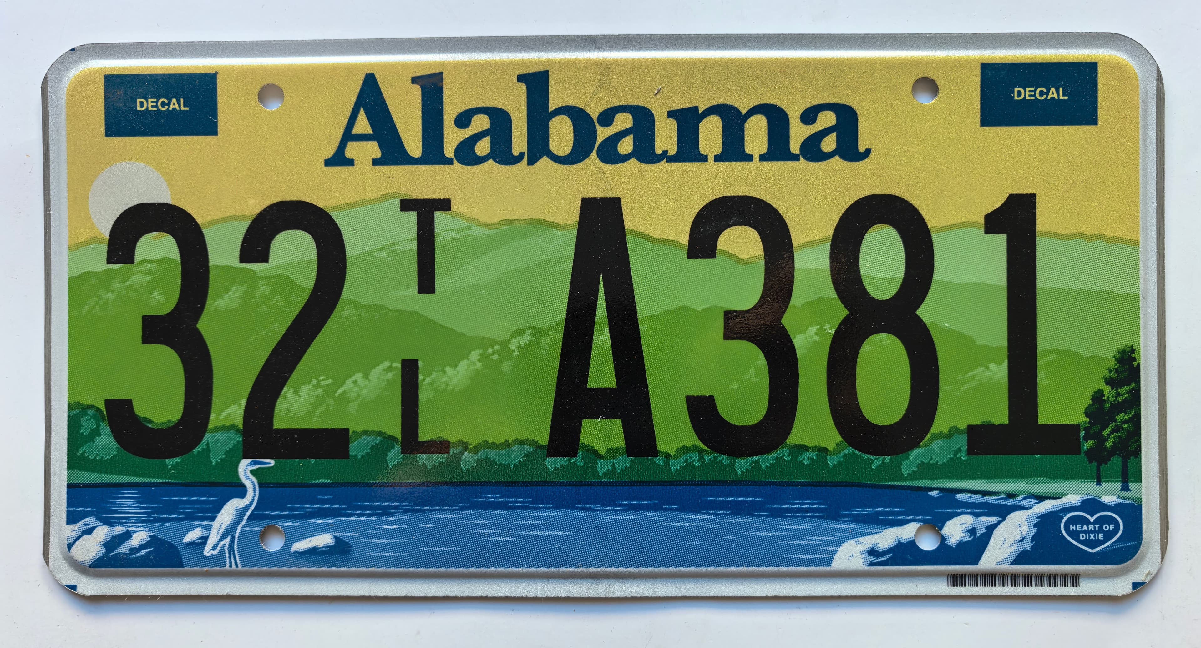 USA Kennzeichen - Alabama - 32 T/L A381, view 1