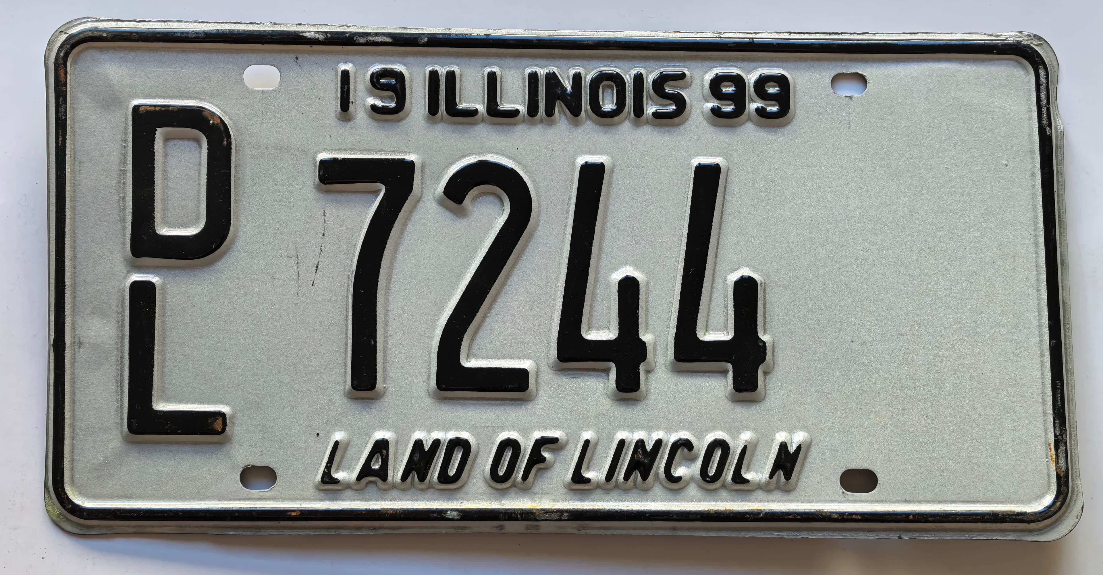 USA Kennzeichen - Illinois - DL 7244 Dealer, view 1