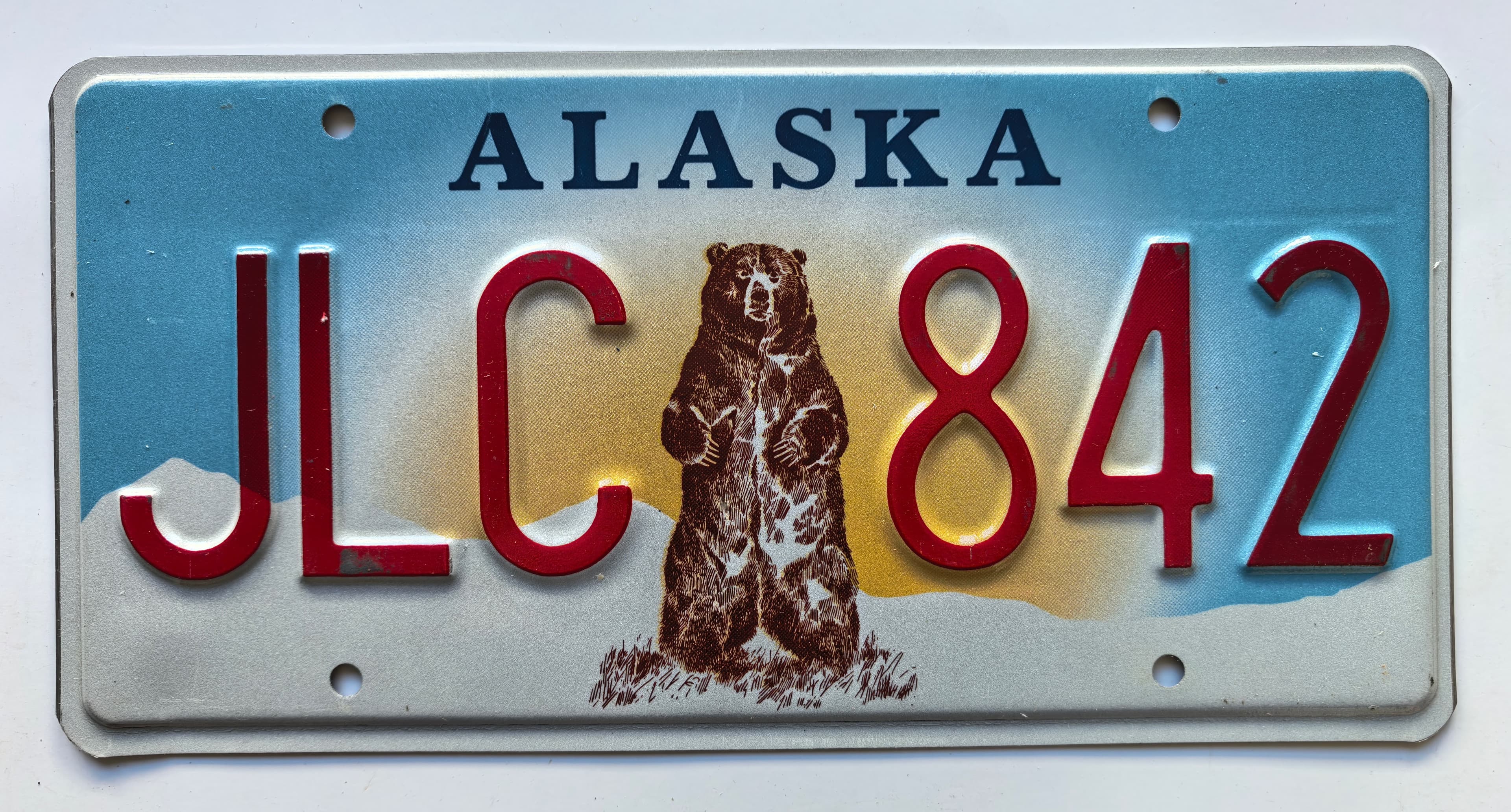 USA Kennzeichen - Alaska Bear - JLC 842