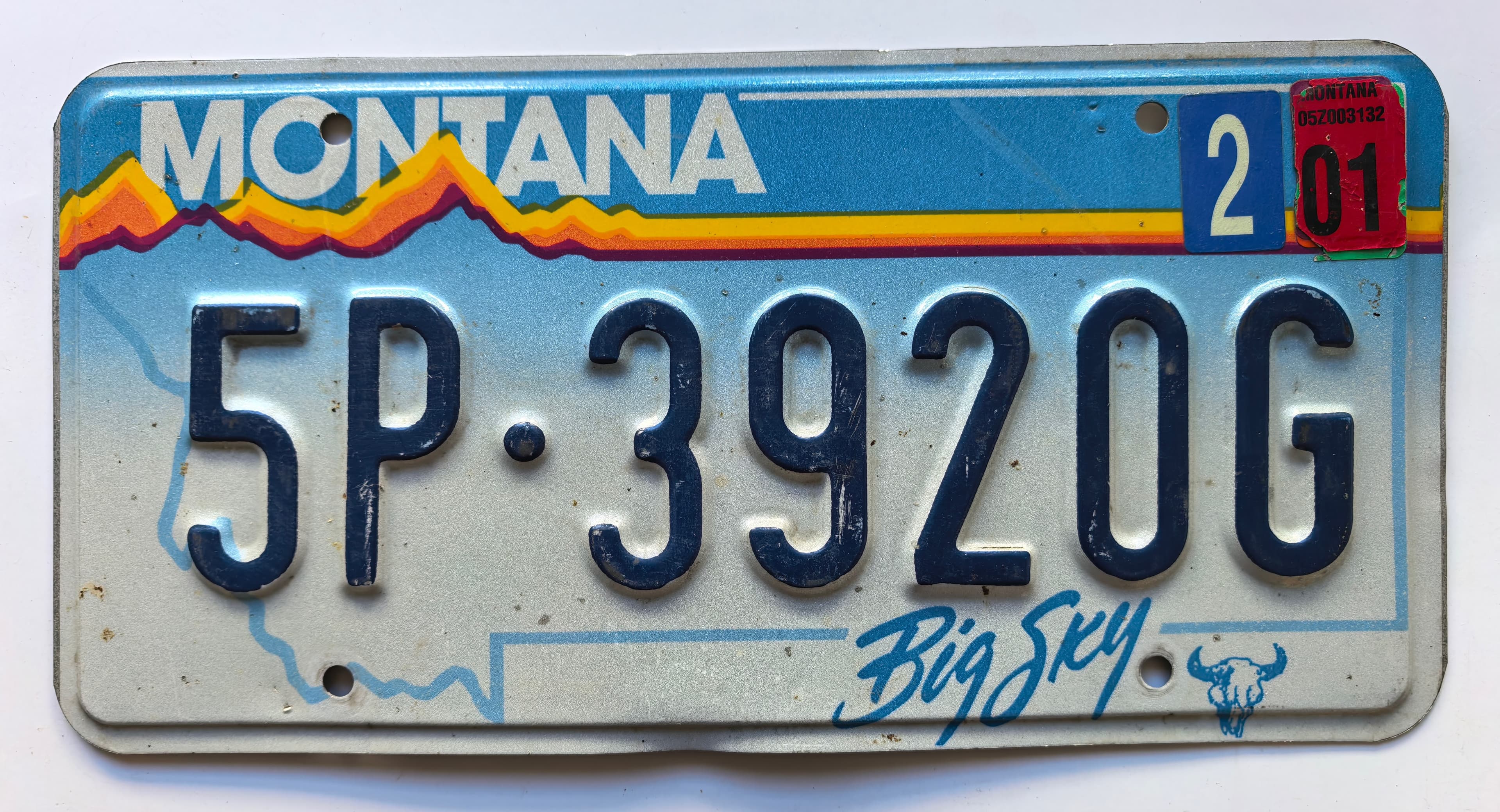 USA Kennzeichen - Montana - 5P-3920G, view 1